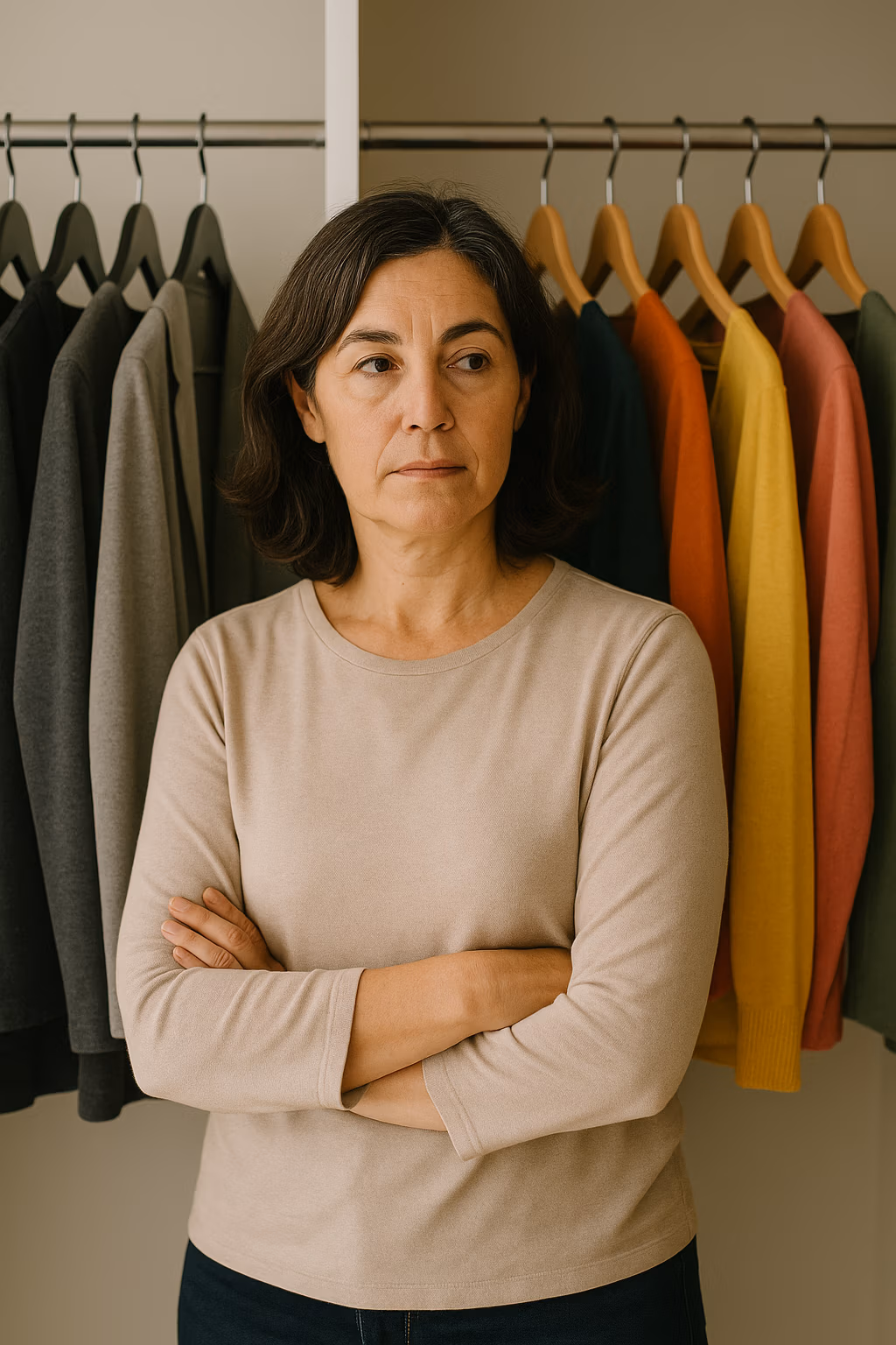 El clóset como mapa mental: lo que repites en tu ropa es lo que repites en tu vida